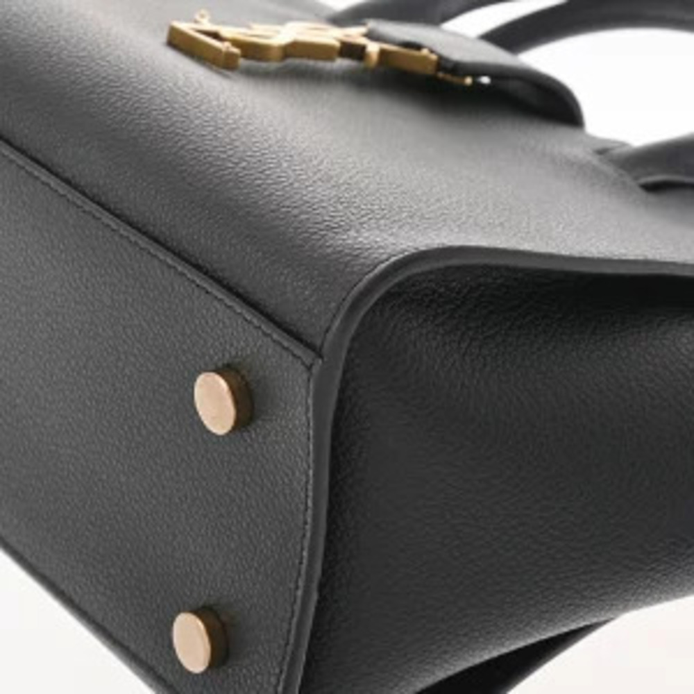 Saint Laurent Downtown Baby Bag Black Grain Leather Handbag - Picture 7 of 9